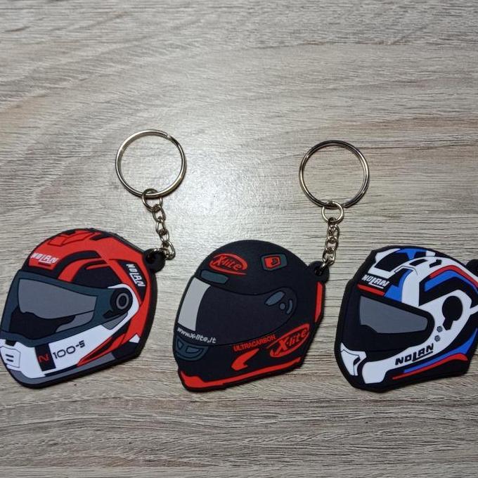 Gantungan Kunci HELM NOLAN ( KARET - ORIGINAL )