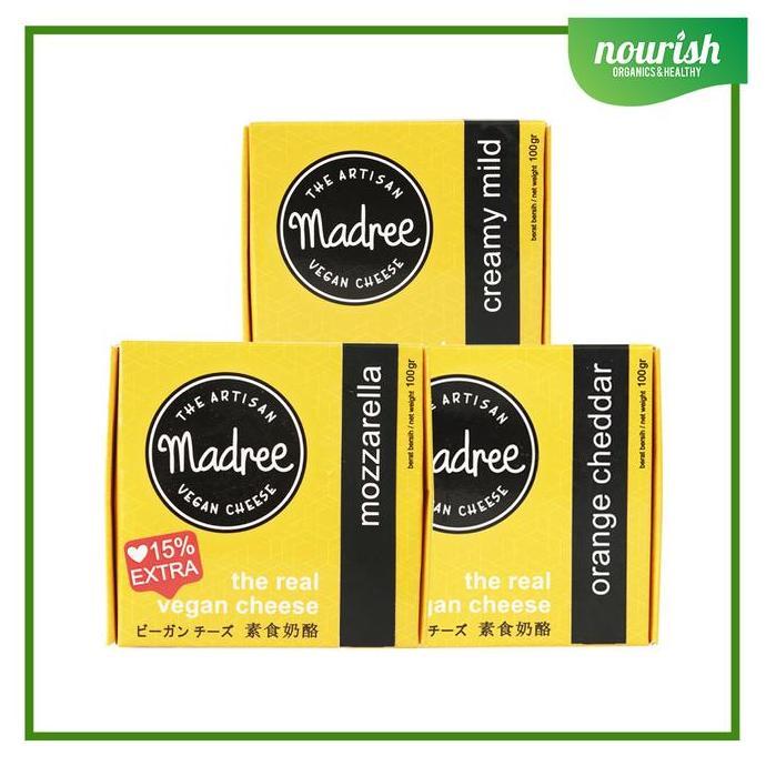 Mow- Madree Vegan Cheese / Keju Vegan Non Gmo 100G