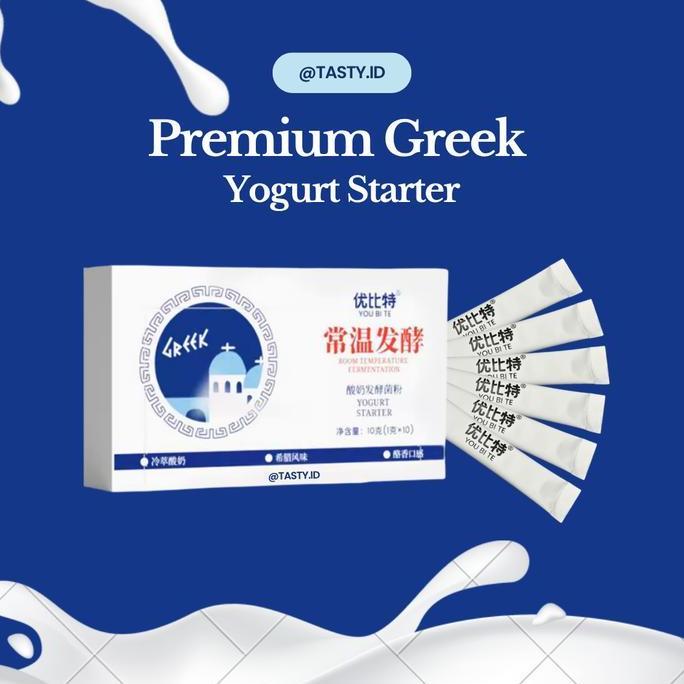 Mow- Greek Yogurt Starter/Bibit Yogurt/Biang Yogurt 1 Gram Sachet