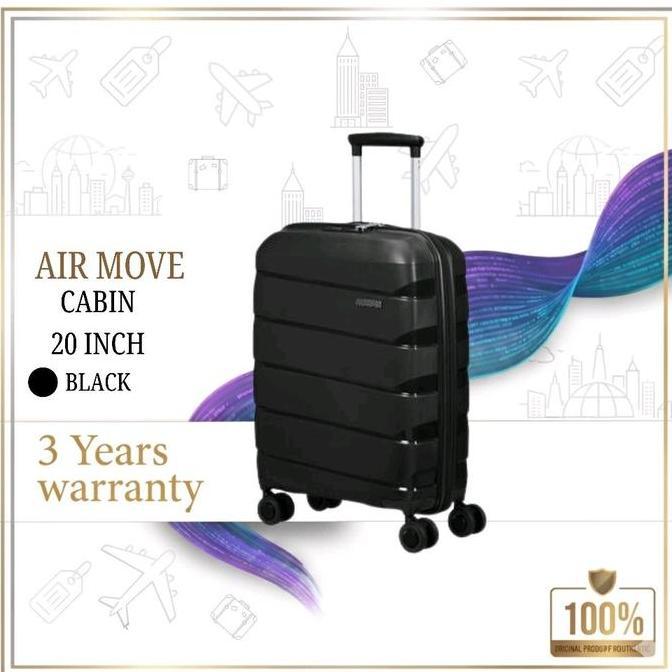American Tourister Air Move 20 inch cabin BLACK