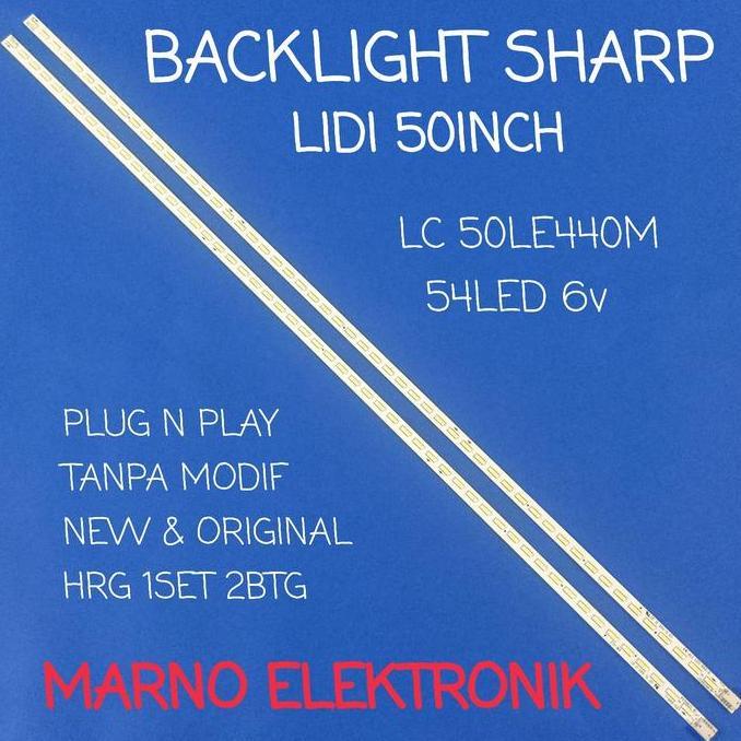 LAMPU BACKIGHT SHARP LED BL LC-50LE440M LC50LE440M LC 50LE440M 50LE440 DISKON