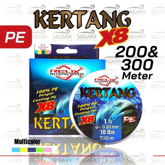 Senar PE Kertang X8 300 Meter PE Relix Nusantara