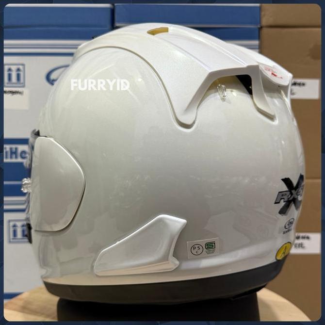 HELM FULL FACE ARAI RX7X WHITE GLOSSY - Putih Polos