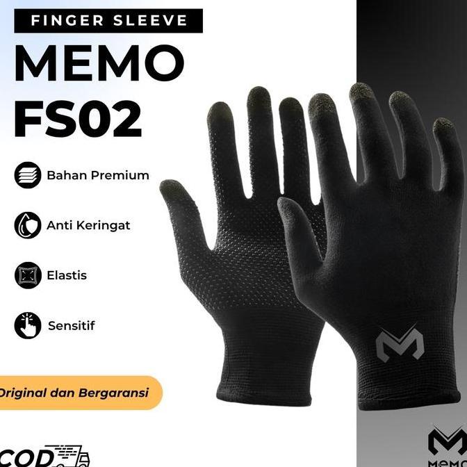 MEMO FS02 SARUNG TANGAN UNTUK GAME Hitam