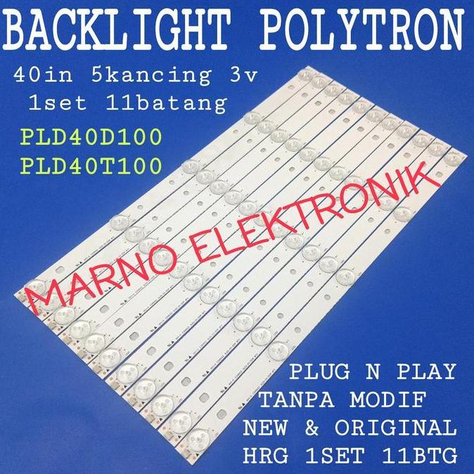LAMPU BACKLIGHT LED POLYTRON PLD40D100 PLD40T100 BL PLD 40D100 40T100 TERBATAS