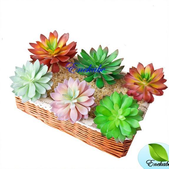 BEST DEALS KAKTUS SUKULEN PREMIUM TANPA POT TANAMAN PLASTIK ARTIFISIAL