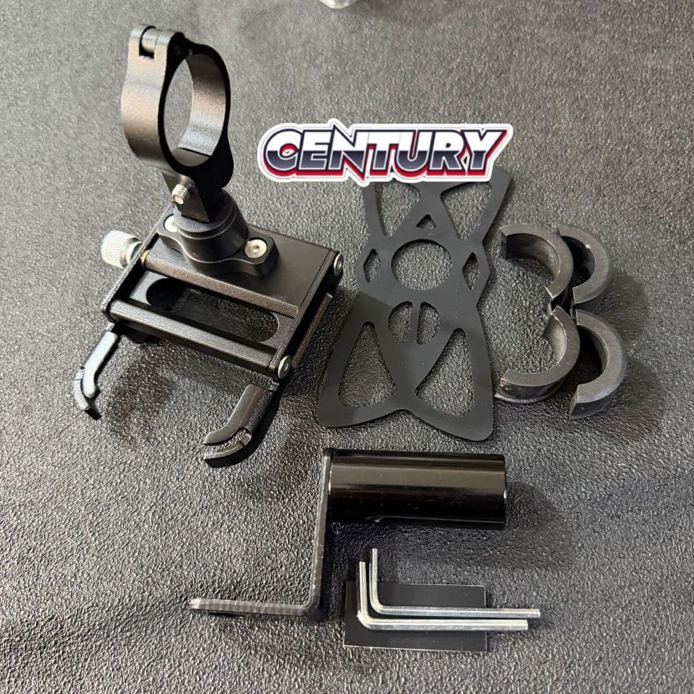 Hot Holder Phone Holder Hp Sepeda Motor Alumunium Alloy Tempat Hp Dudukan Hp Sepeda Motor Holder Var