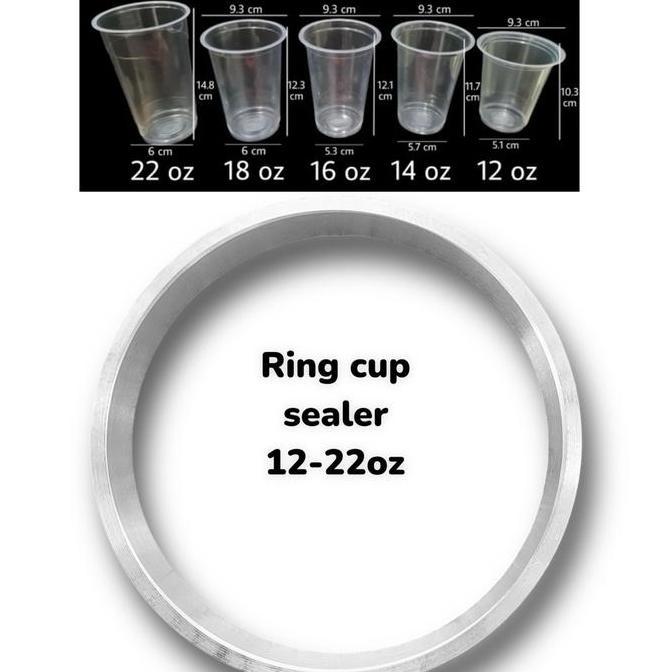 Whatnew- Ring Cup Sealer 1Oz 14Oz 16Oz 18Oz & Oz Garansi Pabrik Matrix D1 Getra D8Sm Kyodo Eton D1
