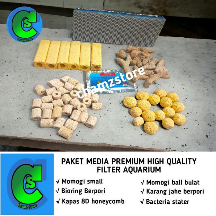 Paket media filter aquarium premium grade A high quality filter / paket media filter aquarium / pake