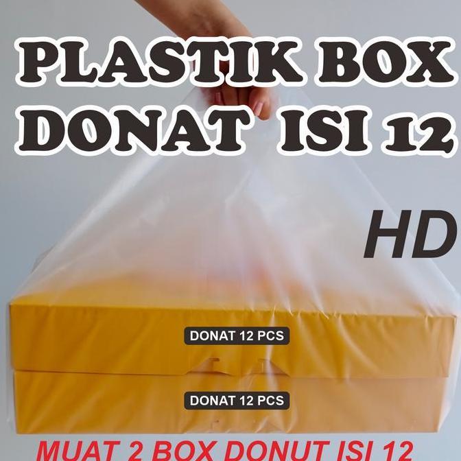 Whatnew- Plastik Box Donat Isi 1 /Kantong Plastik Donat Isi 1