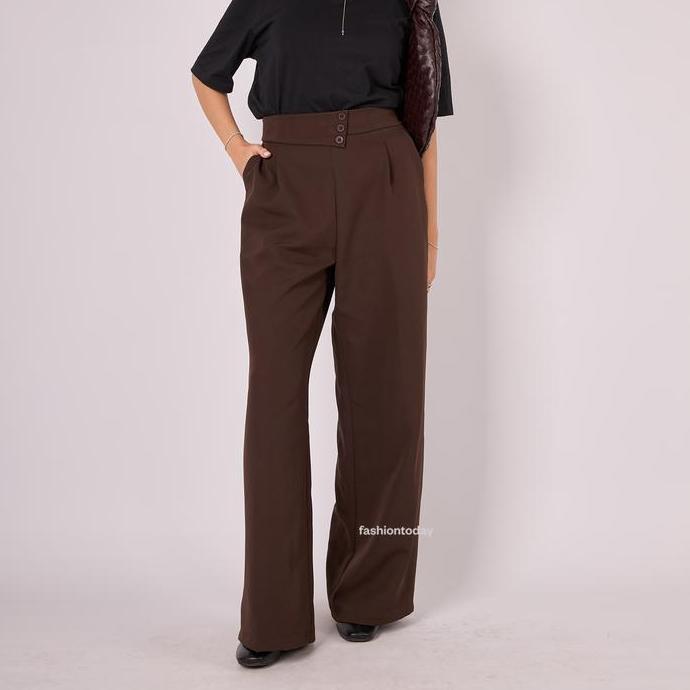 Paranew- Kenzie Pants Fashiontoday - Celana Panjang Nita Straht Hhist - Bisa Sampai B Size S-M, M-L 