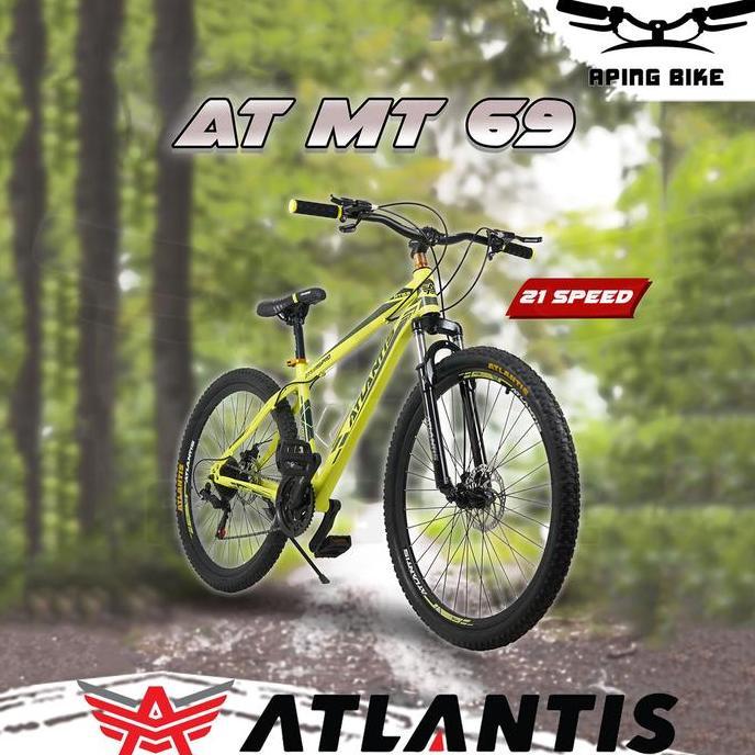 Terlaris Sepeda Atlantis At-69 24" 26" 27.5" Sepeda Mtb Atlantis Sepeda Gunung