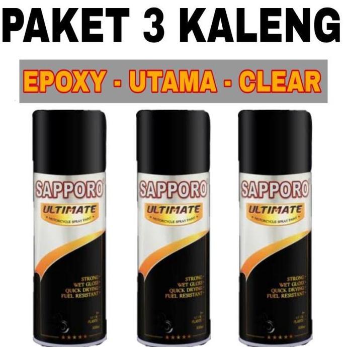 HOT DEAL - B. PAKET 3 KALENG pilok pilox cat sapporo saporo ultimate paket 3 kaleng saporo M63 SUBAR