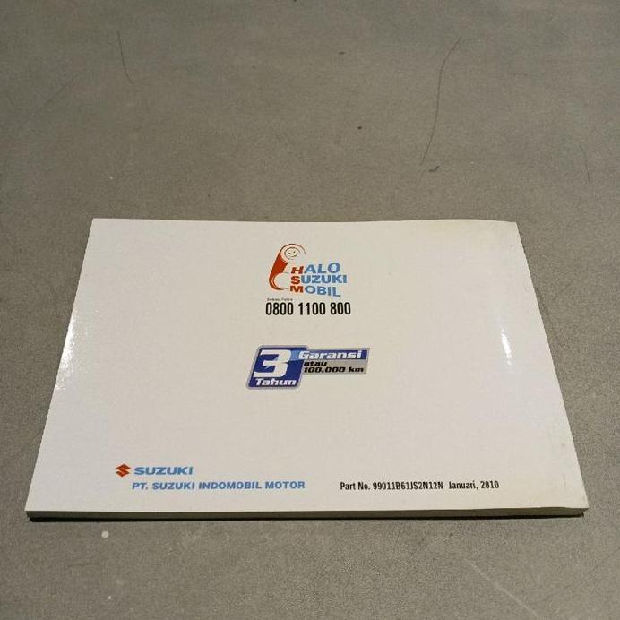 Buku Manual Book Suzuki APV Original Bekas