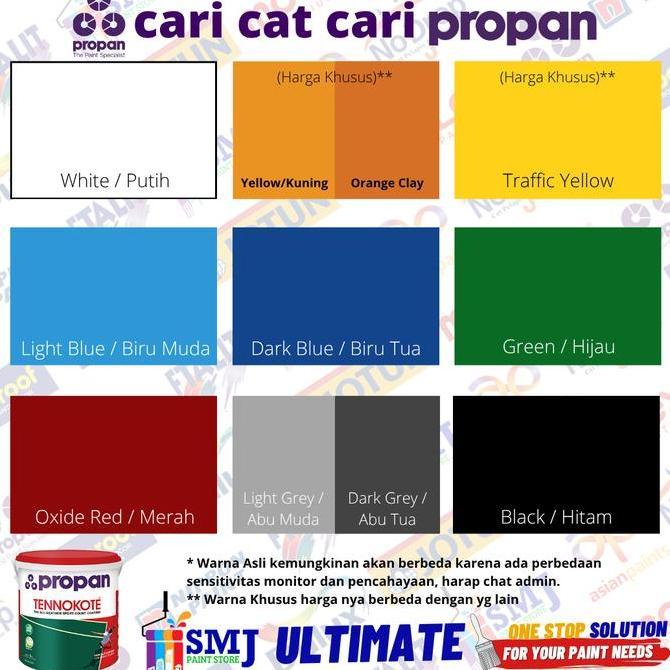 Tennokote Cat Lapangan OXIDE RED 5kg