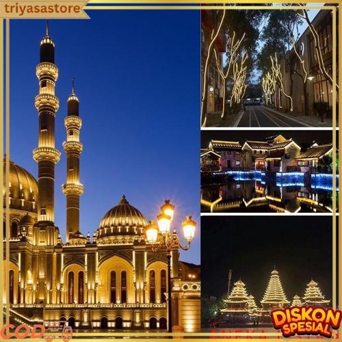 Paket Lampu Strip Led Neon Flex 360 Bulat Waterproof / Neon Flex 360 Derajat Outdoor / Lampu Plafon 
