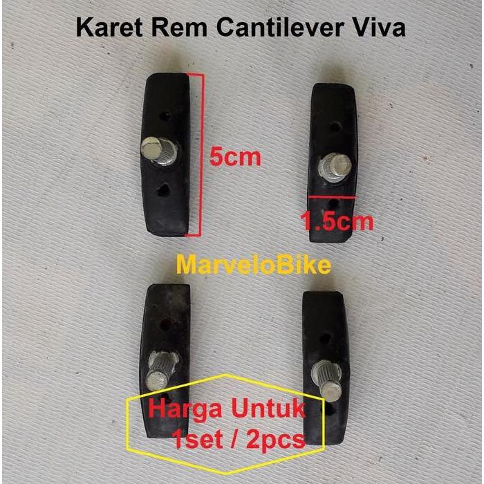 Karet Rem Cantilever Sepeda MTB Federal Viva