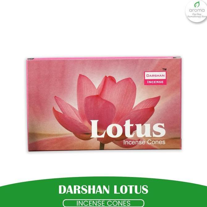 Dupa India Aromaterapi Cones - Darshan Lotus