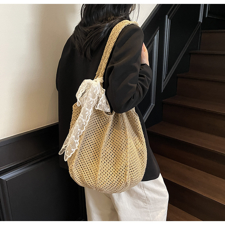 Tas Rajut Wanita Terbaru | Tas Santai Fashion Korea Model Kekinian