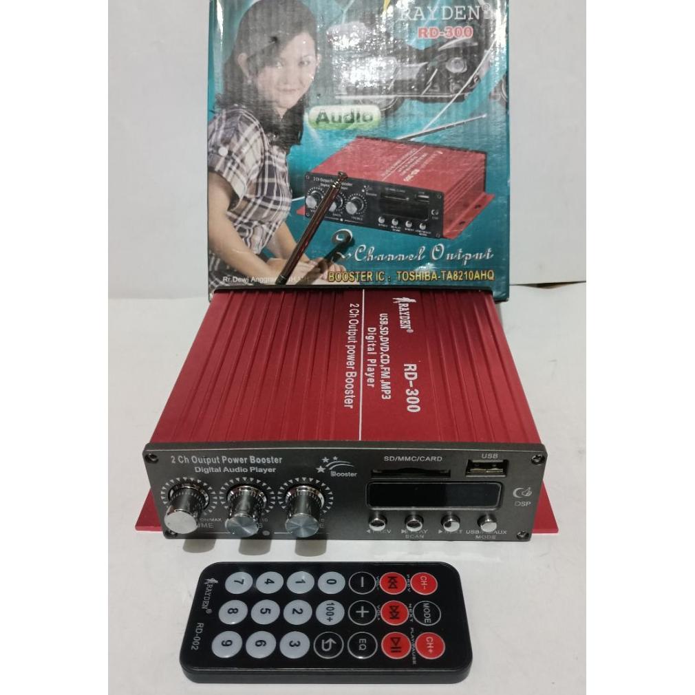 POWER RAYDEN RD-300 WITH FM RADIO, USB,MP3 HIGH QUALITY