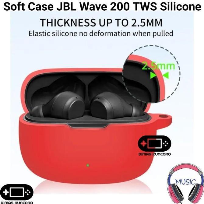 Soft Case JBL Wave 200 TWS silicone silicon 200tws bumper casing