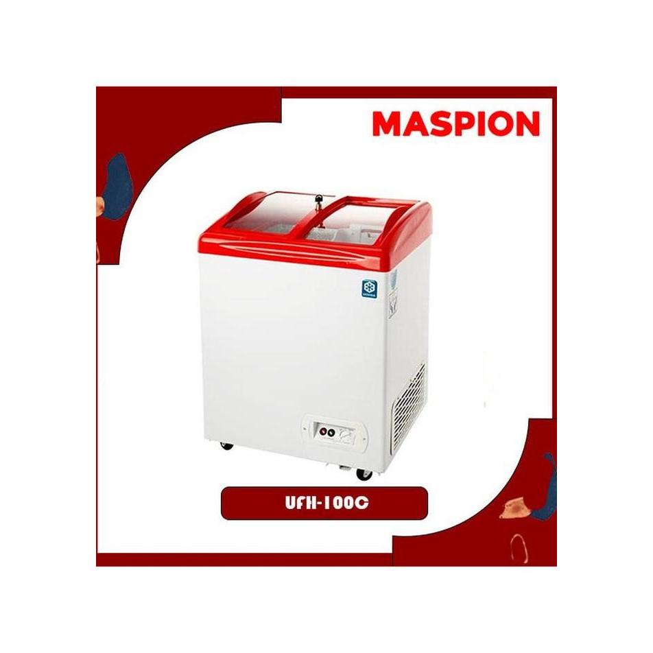 (Best) FREEZER MASPION BY UCHIDA UFH-100C RED