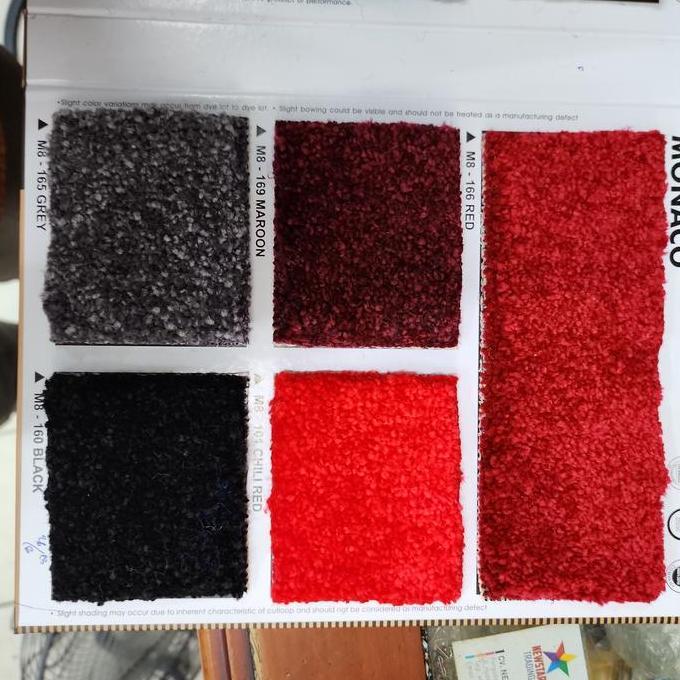 Karpet Monaco karpet polos tebal roll karpet rumah roll karpet kantor roll