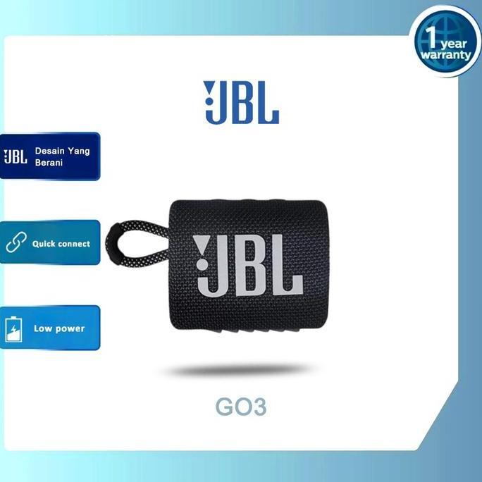 100% Original Speaker JBL Go 3 Portable Bluetooth Speaker JBL Pro Sound And Punchy Bass IP67 Waterpr