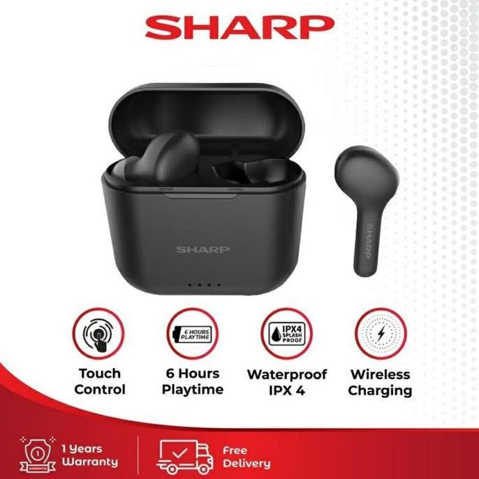 SHARP TWS Earbuds HP-TW10 Garansi Resmi