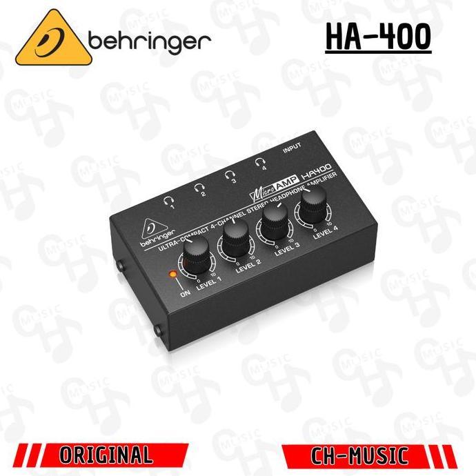 behringer ha400 ha 400 ha-400 headphone amplifier