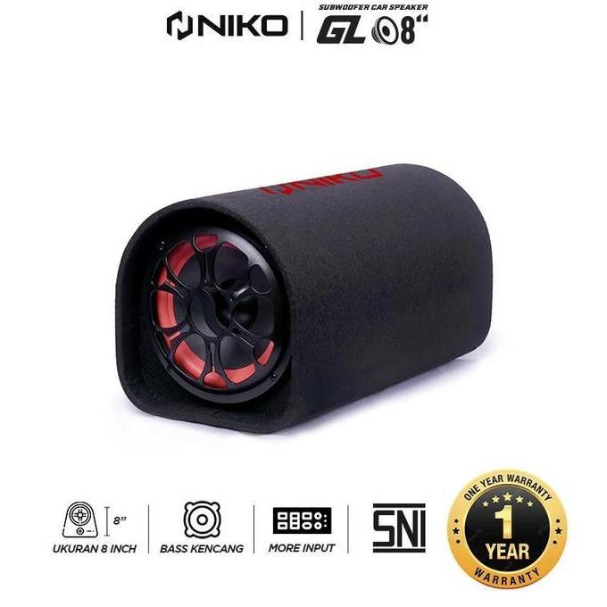 Speaker Niko GL 8. Subwoofer Car Speaker Niko 8 Inch Bluetooth