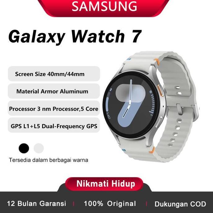 Samsung Galaxy Watch 7 44MM SmartWatch Jam Tangan Wanita Jam Tangan Pria Bluetooth Waterproof Watch 