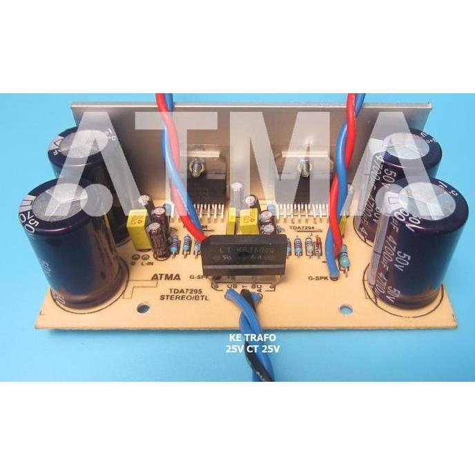 TDA7294 Stereo / BTL Power Amplifier dengan PSU