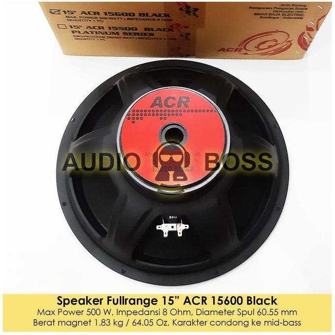 Speaker 15 inch ACR 15600 Black / Speaker 15" ACR 15600