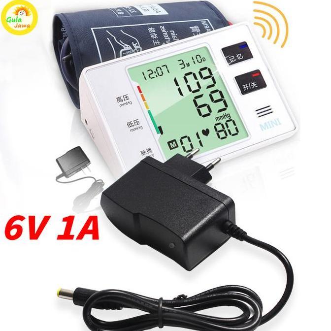 FANA Adaptor Tensimeter Digital Charger Adaptor Omron Tensimeter Digital Tensi 6v Adapter Cocok Buat