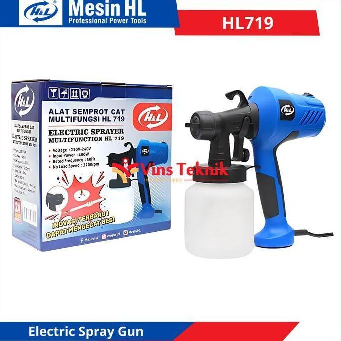 (Best) H&L HL719 Semprot Cat Electric Spray Gun HL 719