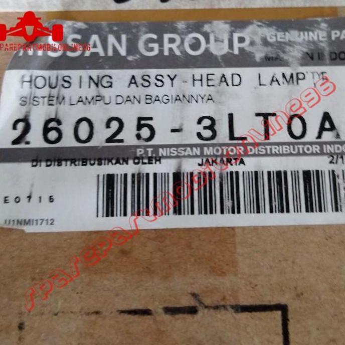 Head Lamp Lampu Depan Nissan Evalia ASLI