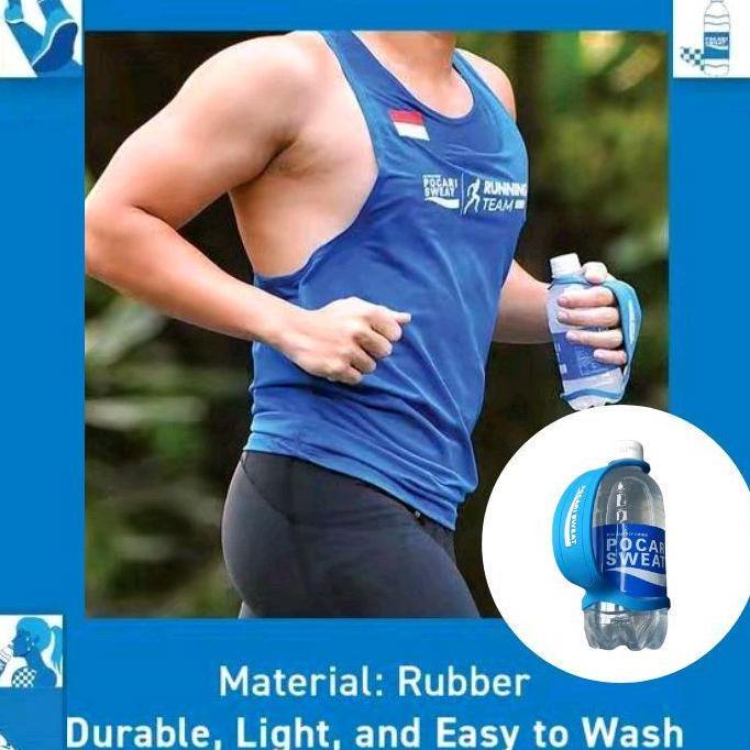 PEGANGAN BOTOL BOTTLE HOLDER POCARI SWEAT MINUMAN ISOTONIC PET BOTOL 350ML SPORT DRINKS LARI SEPEDA 