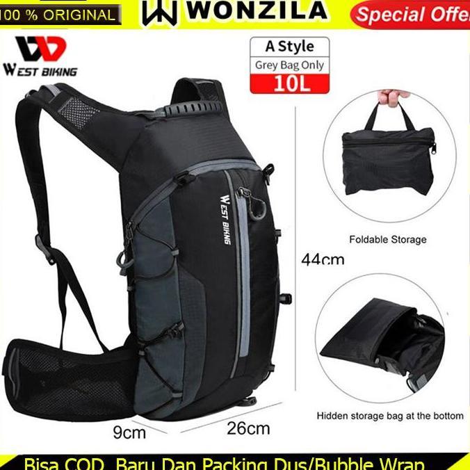 Bikers- West Biking Tas Hydropack Ransel Punggung Sepeda Bagpack Bk Grey