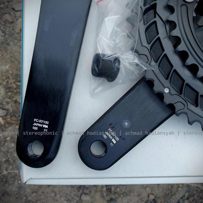 Grosir Crank Shimano 105 R7100 50-34T Crank 105 R7100 50-34T Arm 165Mm Crank 105 R7100 34-50T Crank 