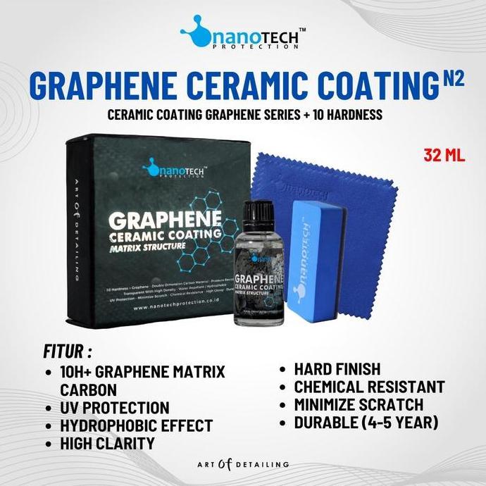 GRAPHENE SERIES NANO CERAMIC COATING - nanoTECH PROTECTION - HARD COATING
