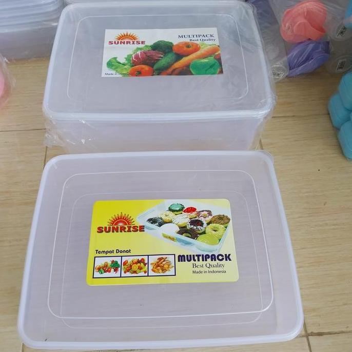 Mblg - Kotak Donat  Plastik Multipack Sealware Tempat Penyimpanan Roti
