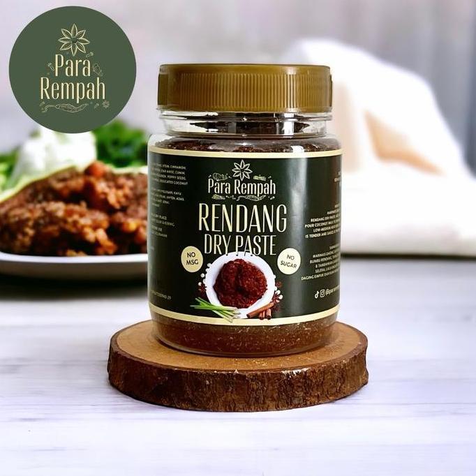 Bumbu RENDANG - Bumbu Minang Asli / Bumbu Instan Rendang Kering / Rendang Praktis - Bumbu Dapur Kual