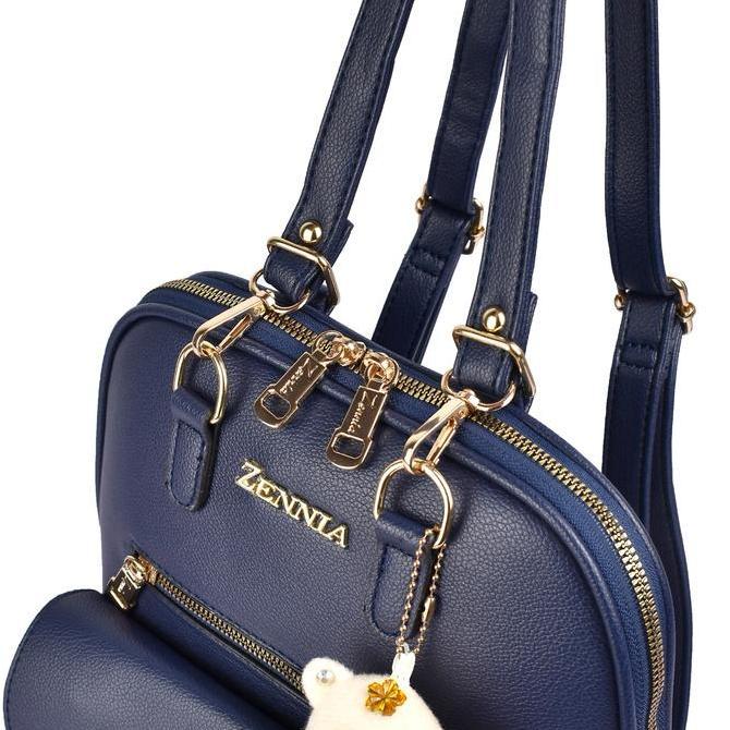 Shebag- Zennia Yura Tas Ransel Nita Kulit | Backpack Kerja Kantor Kuliah Sekolah Cewek Import Elegan