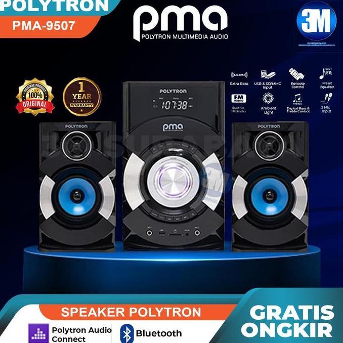 Speaker Bluetooth Polytron PMA 9507/9527  100% ORI
