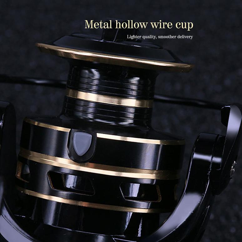 BESTPROMO Reel Pancing Deukio Reel Spinning Saltwater AC2000-7000 Fishing Reel 12kg Max Drag 5.2:1 S