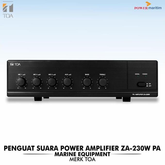 Penguat Suara Amplifier Merk Toa ZA-230 PA Ampli 220v 30w Orinal Toa