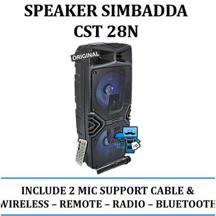 Simbadda Speaker CST 28N - Include 2 Mic & Remote