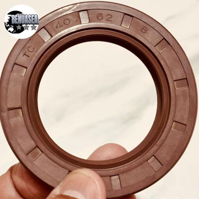 TERBARU - OIL SEAL TC 40*62*8 FKM TC 40X62X8 VITON75 TC 40 62 8 FPM