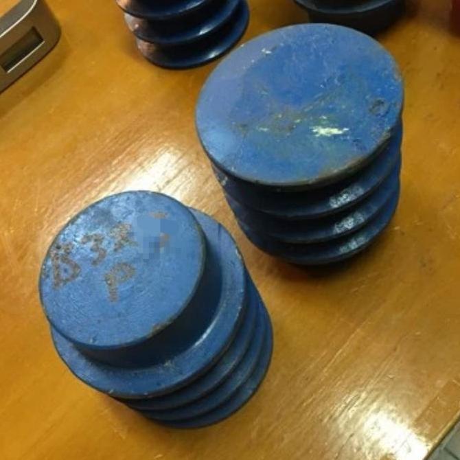 Pulley Besi Ancuran B3 - 4 Inch Padat Pully Besi Puli Cor